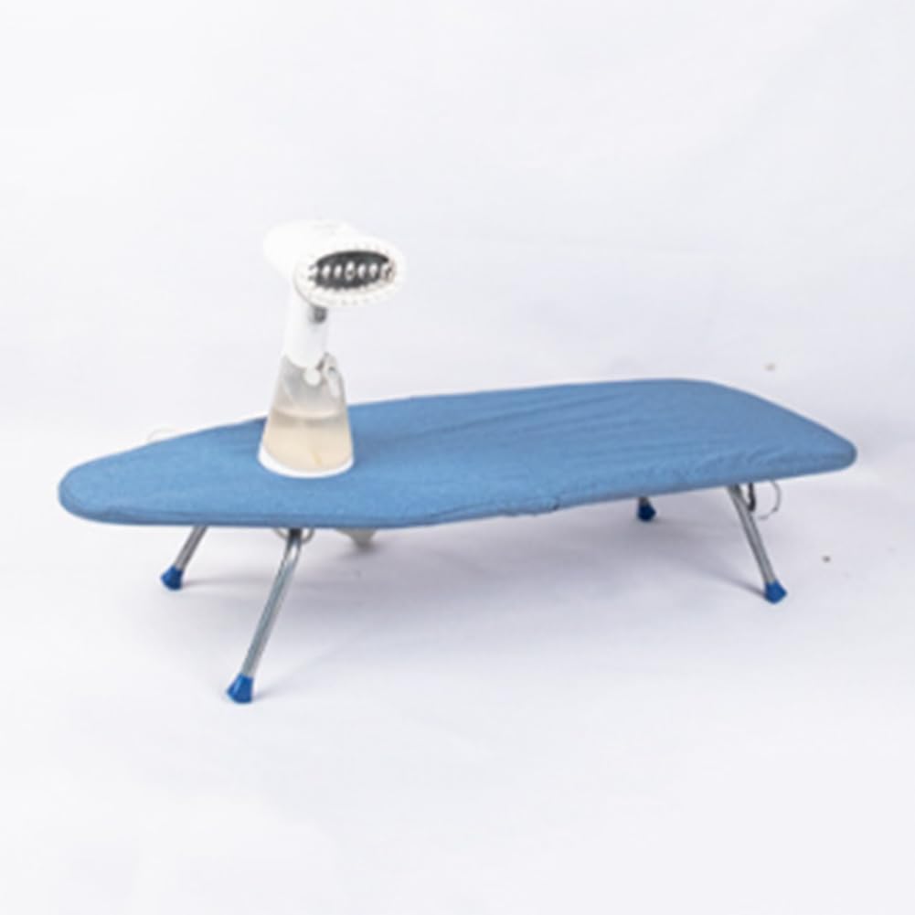 Bügelbretter, faltbares Bügelbrett, Mini-Brett für Zuhause, Büro, leicht zu verstauen (Blau)