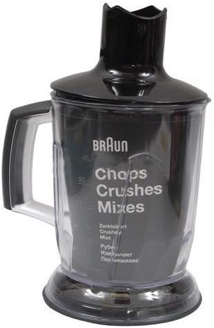 Braun Multiquick-7 MQ745 EasyClick Big Chopper/ Ice Crusher Attachment - Type MQ40 - Black