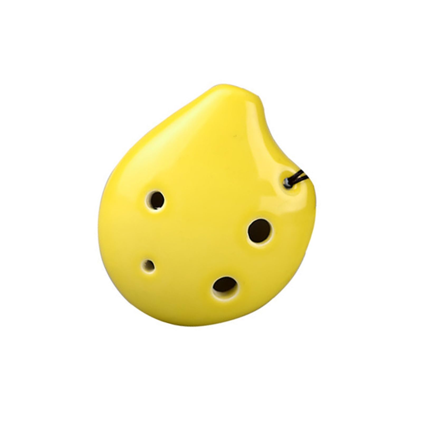 Set Ocarina Strumento Per Principianti Smaltato Giallo Chiave C Per Performance Professionali A 6 Fori