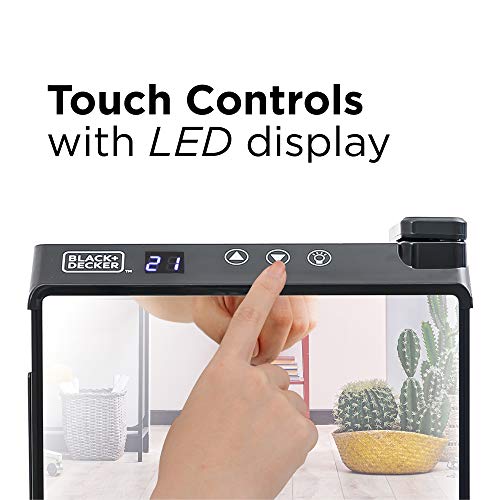 BLACK+DECKER Wine Cooler 8 Bottle,Wine Fridge Thermoelectric with Mirrored Front,Freestanding Wine Cooler Refrigerator &LED Display,BD60326 on Fridge.com