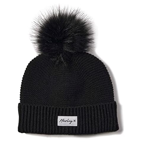 Hurley W Candace Pom Beanie, Gorro de punto para mujer Cover