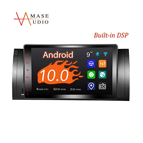 Car Stereo, 1 Din for BMW 5 Series E39 M5 X 5, 9"