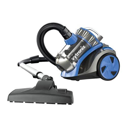 VYTRONIX CYL01 Bagless Cylinder Vacuum Cleaner, 800w High Power Motor, Compact and Lightweight, Cyclonic Vacuum and Carpet Cleaner with 4 stage HEPA Filter for removing Dust, Dirt and Allergens - Image 3