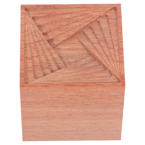 Difusor aromático eléctrico de madera natural en cubo