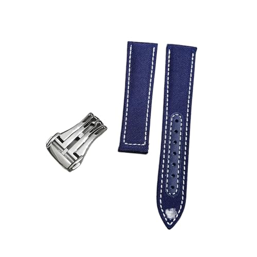 [] YingYou IK V[}X^[ 007 300 AT150 Xs[h}X^[ 19mm 20mm 21mm 22mm ΉLoXU[EHb`oh iCXgbv huXbg(Blue White,22mm)