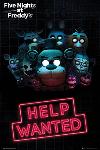 Empire Interactive Poster de jeu vidéo Five Nights at Freddy's Help Wanted 61 x 91,5 cm + 1 poster de 61 x 91,5 cm