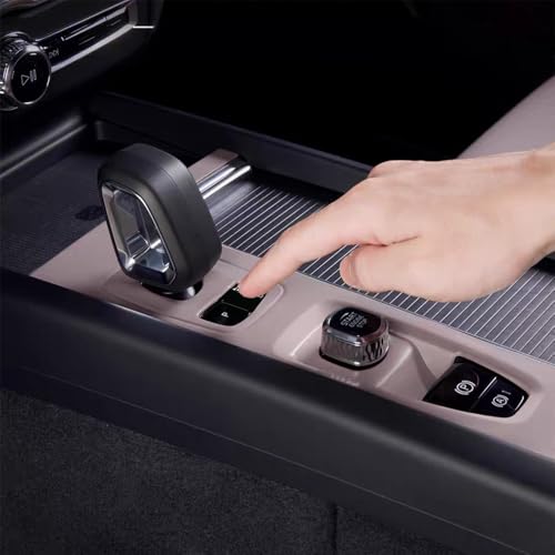 Image of Silicone Material Cup Holder Coaster for Volvo 2026 XC60 Center Console Gear Shift Protector, Automotive Accessories (2026 XC60 Centre Console Pad - Cardamom)