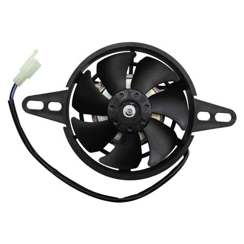 Hoypeyfiy - Ventilador térmico eléctrico para motocicleta, 12 V, para Quad 4 ruedas, Buggy Go Kart, Dirt Pit Bike 200 cc, 250 cc, 300 cc