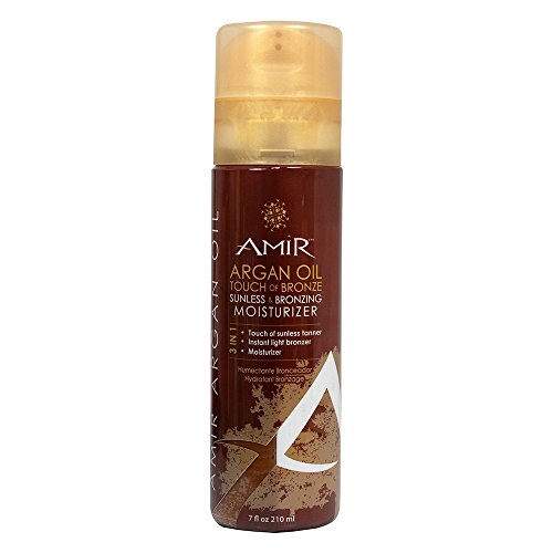 Amir Argan Oil Touch of Bronze Sunless & Bronzing Moisturizer, 7.0 Fl oz