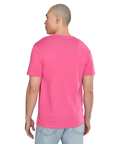 Image of U.S. Polo ASSN. Men's Solid V‑Neck T-Shirt, Pink Moon, XX-Large