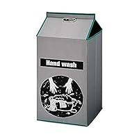 Kit Closet 51210 Wäschesammler Hand wash, Karton Metall pappe Stoff, 85 x 32 x 32 cm