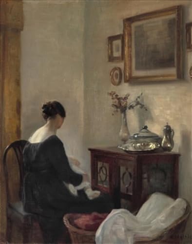 Poster graffiti Carl Vilhelm Holsoe pour salon moderne et déco murale 60x90cm