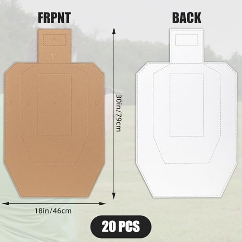 shooting targets cardboard and 1000pcs target pasters 30  18 inch tactical range shooting targets for the range cardboard for practice