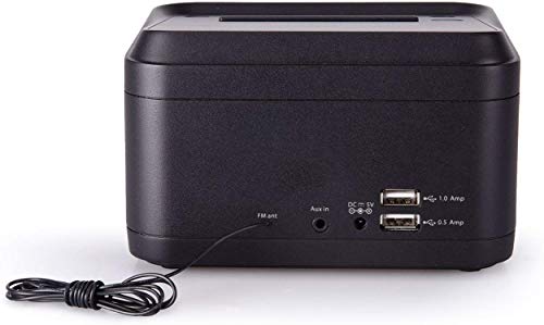 Memorex Mc8431 2 Usb Charging Alarm Clock Radio With 1.2 Inch Lcd Display, Fm Radio And More, Black #TOP4