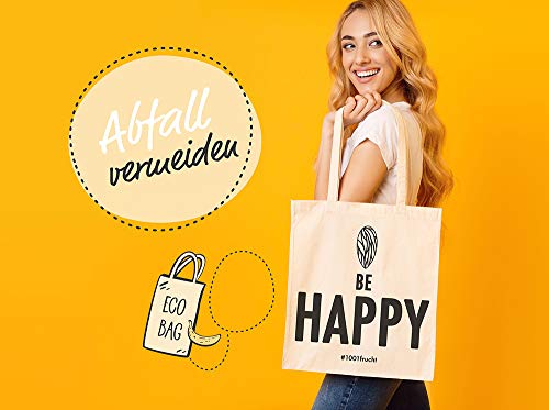 1001 Frucht Lifestyle Tasche aus unbehandelter Baumwolle | Brand NEU | Nachhaltig-Stylisch-Modern | Tragetasche | Tragebeutel Cover