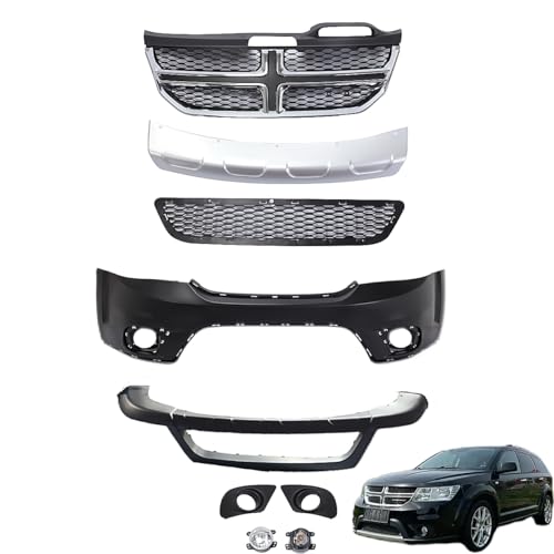 Front Bumper Cover Complete compatible with 2011-2019 Dodge Journey
