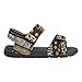 Pointodoor Aztec Leopard Zebra Print Sandals Girls Fashion Leather Outdoor Beach Water Shoes Unisex Summer Shoes Anti Slip EVA Sole Sport Athletic Sandals