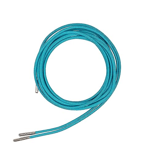 550 Paracord Boot Laces - 72 Inch Length, Neon Turquoise, 72"