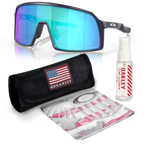 Oakley OO9462 SUTRO S – PRIZM Lens, Non-Polarized Rectangle Sunglasses with Official Eyewear Kit Bundle