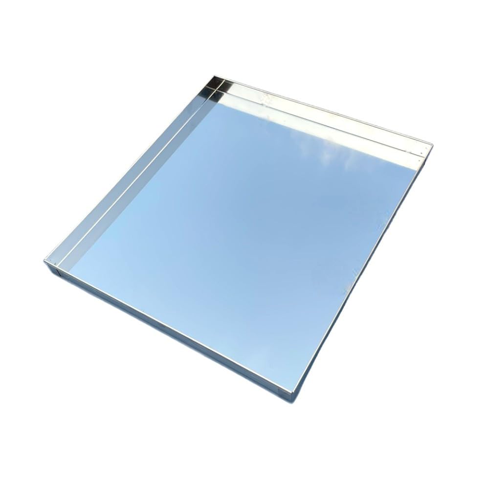 Vassoio Inox Porta Melari a Bordo Alto – Acciaio Inox Alimentare, Resistente e Igienico, per Apicoltura Professionale