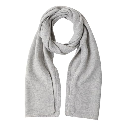 NUOHEMULE 100% Pure Cashmere Scarf for Men, Cashmere Winter Scarf for Men, Men’s Travel Wrap for Cold Weather, Knitted Scarves with Premium Gift Packaging