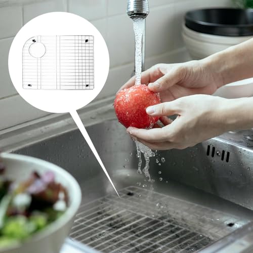 Rack de fondo para lavabo K-6001-ST acero inoxidable miniatura 5