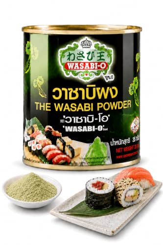 Wasabi-O Real Wasabi Powder, Pure, Vegan &amp; Gluten-Free, 1 x 1.24 oz