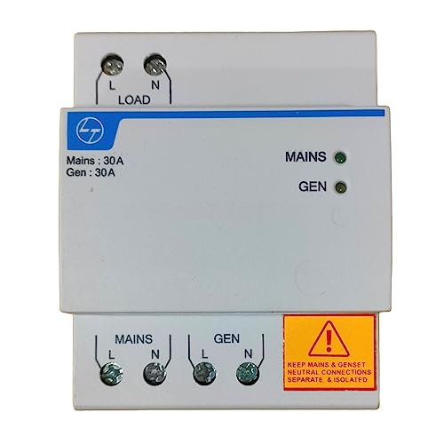 Lauritz Knudsen Electrical & Automation Automatic Changeover with Current Limiter (30A/30A) discount deal