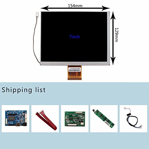Image of VSDISPLAY 7 inch 7 inch 800x600 4:3 CLAA070MA0ACW LCD Screen TFT Monitor and LCD Controller Board 60 pin