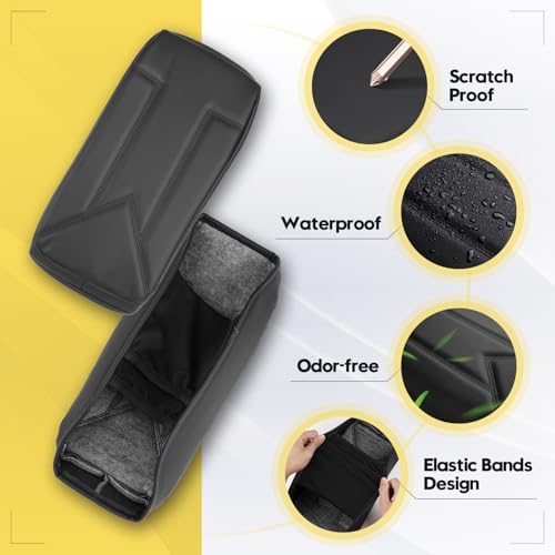 FIILINES Center Console Cover Fit for Subaru Outback 2020-2025 2026, with Hidden Pockets Armrest Cover Pad Cushion Protector for Outback Accessories Armrest Cover Anti-Scratch by FIILINES - Used condition - Image 5