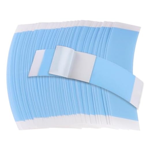 Kachanaa 48pcs Double Sided Ultra Hold Waterproof Lace Glue for Front Lace Wig,Bold Hold Lace Wig Tape in Hair Extension Remover can Replacement (Blue)