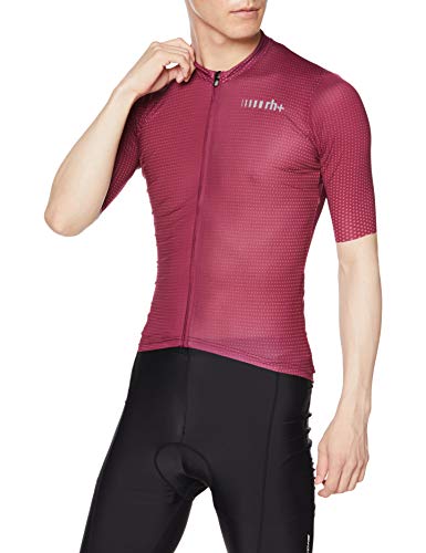 zero rh+ Super Light Jersey, Herren-Bikejersey, Burgundy/Red Fluo Degrade, L Cover