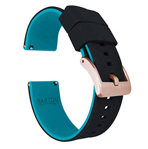 Image of BARTON Elite Silicone Watch Bands - Gold Buckle Quick Release