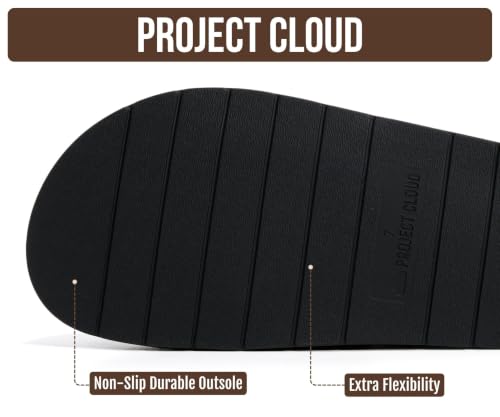 Image of Project Cloud 100% Genuine Leather Womens Clogs - Plush & Soft Insole with Arch Support Non Slip Mules & Clogs for Women Footwear - Water Resistant Women Shoes (Foamy)