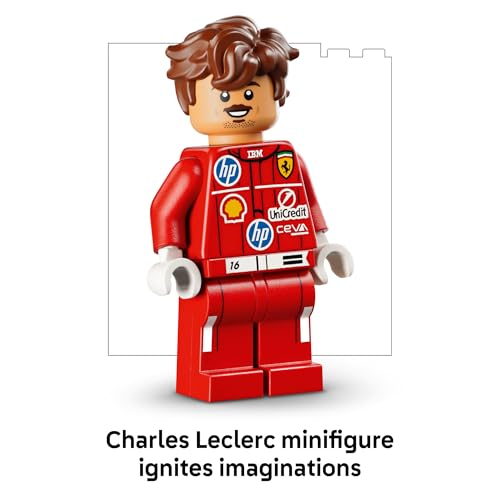 Image of LEGO Editions Scuderia Ferrari HP Charles Leclerc Helmet - Building Set for Teens, Ages 14+ - Collectible F1 Display - Bedroom or Home Office Decor - Gift for Formula 1 Fans - 43014