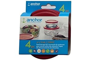 Anchor Hocking Replacement Lid Value Pack 4 - 1 Cup