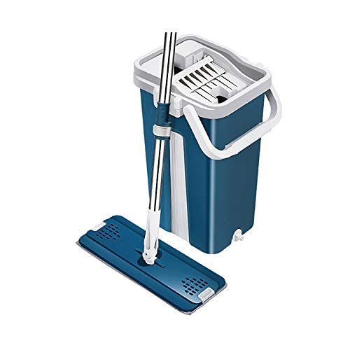 JAAMSO ROYALS Blue Hands-Free Squeeze Microfiber Flat Spin Small Mop Cleaning System 360° Flexible Head (32 X 11.5 cm) 1+1+1 Microfiber Pads (Total 3 Pads) & Handle (39 cm X 23 cm X 122 cm). (B08XZ9RYBV) Amazon Price History, Amazon Price Tracker