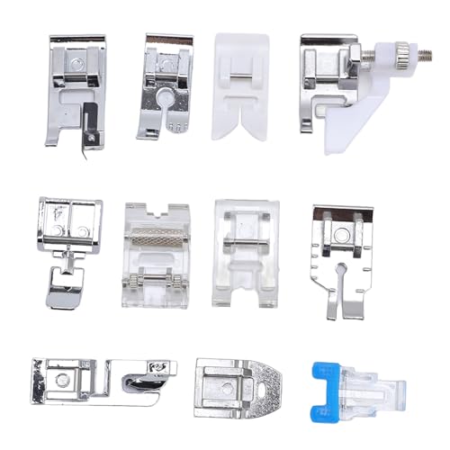 Set de 11 Piezas Pies Prensatelas para Máquina de Coser