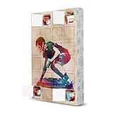 artboxONE Adventskalender mit Produkten von Kinder® Sport Art American Football Player Adventskalender Sport