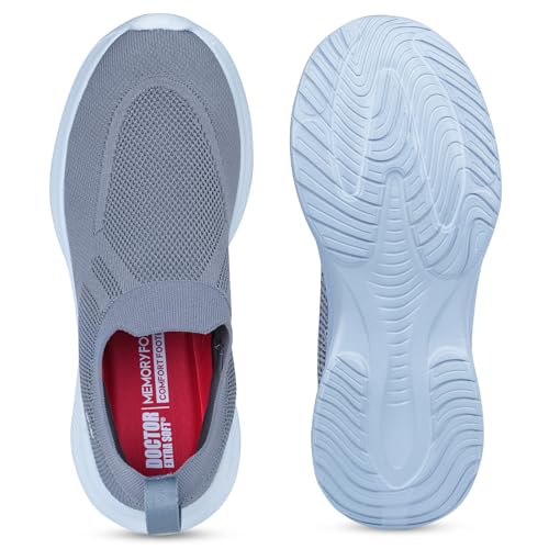 Image of DOCTOR EXTRA SOFT Men's Slip-On Sports Shoes | Memory Foam Cushioned Insole | Lightweight Running, Walking, Gym, Training & Casual Sneakers for Men & Boys | NEW-2008
