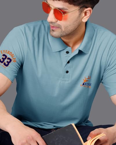 Image of Noble Monk Men's Cotton Blend Regular Fit Polo T-Shirt
