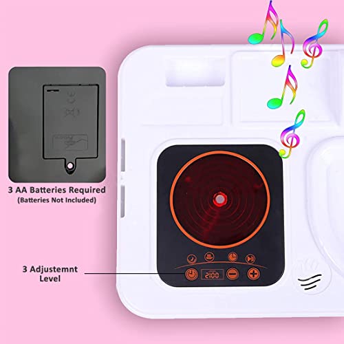Image of Wembley Kitchen Set for Kids Girl Big Size Cooking Set Toys Trolley - BIS Approved - Made in India
