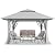 CROWN SHADES 13x13 Pop Up Gazebo, Canopy Tent, Gazebos on Clearance - Outdoor Gazebo for Backyard & Patio Furniture - Carpa Pop Up Tent with Wheeled STO-N-Go Cover Bag (Grey)