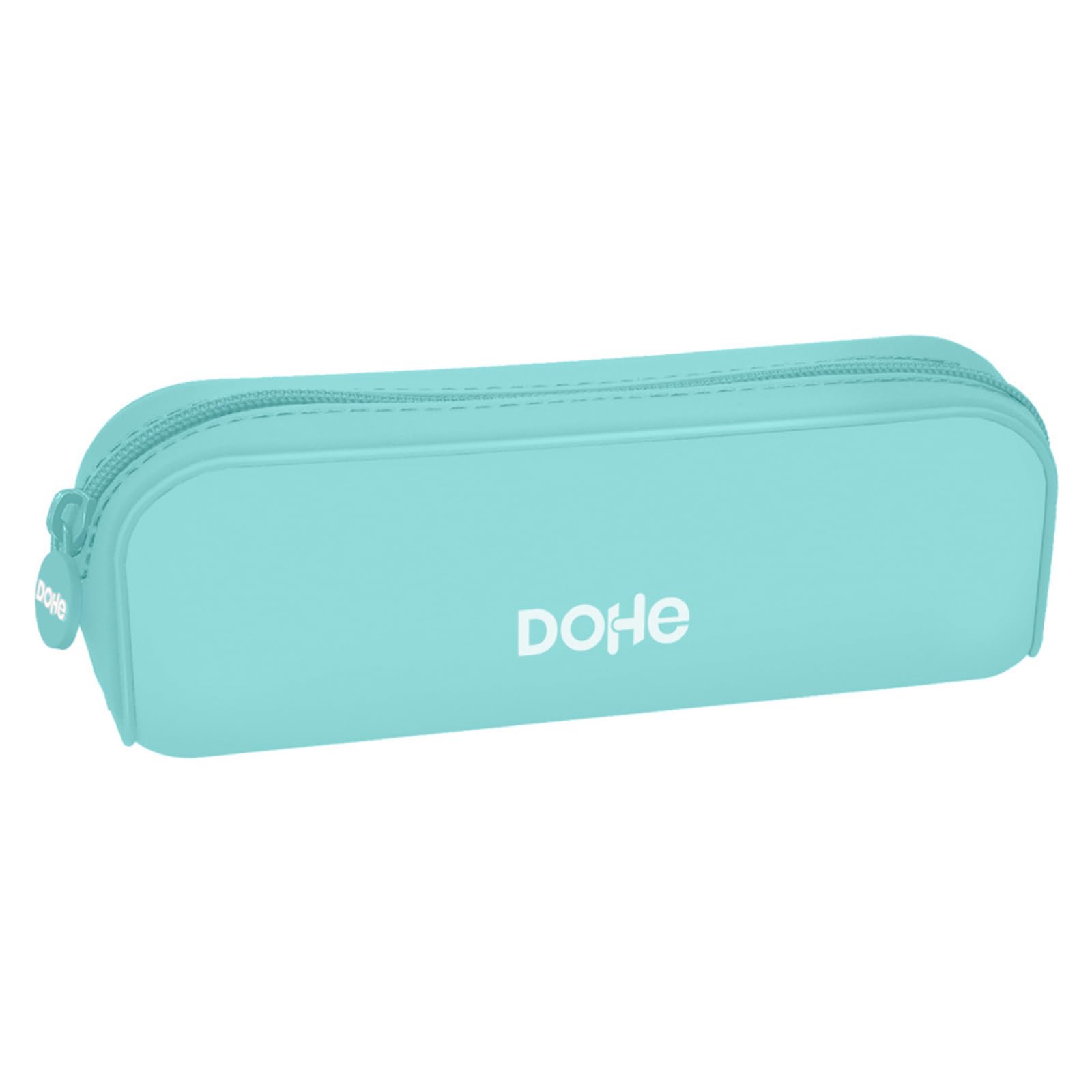DOHE, Simple Silicone Pencil Case, 1 Zippered Compartment, Multipurpose Rectangular Pencil Case, Soft Touch, 20x6x8 cm