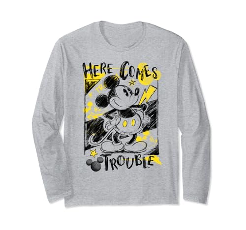 T-shirt Mickey Mouse manches longues confortable pour éviter les irritations de la peau