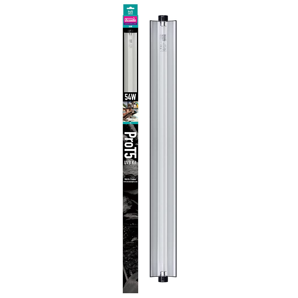 Arcadia RARTP54XR Arcadia Pro T5 UVB Kit 54W Desert - mit D3+ 12% Reptile Röhre