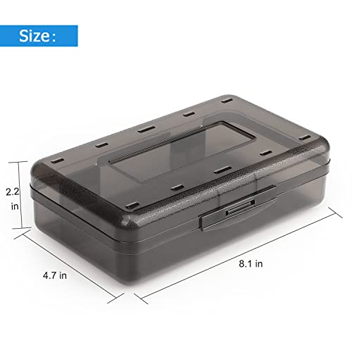 Image of Tamaki 1 Pack Plastic Pencil Box Large Capacity, Black