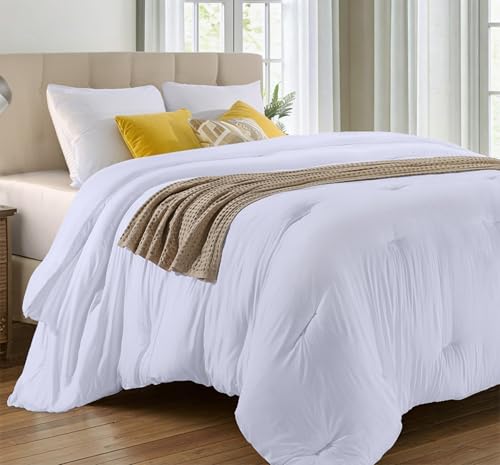 Utopia Bedding Comforters Twin Size, All Season Duvet Insert, Down Alternative Twin Comforter with...
