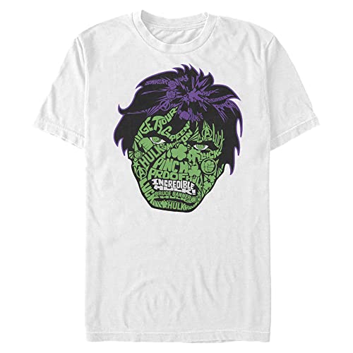 T-shirt Hulk pour homme grand Marvel Big & Tall à manches courtes et col rond vert