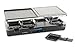 Produktbild grossag Raclette + Grill RC 14 für 8 Personen Schwarz Gussplatte und Grillstein 1400 Watt